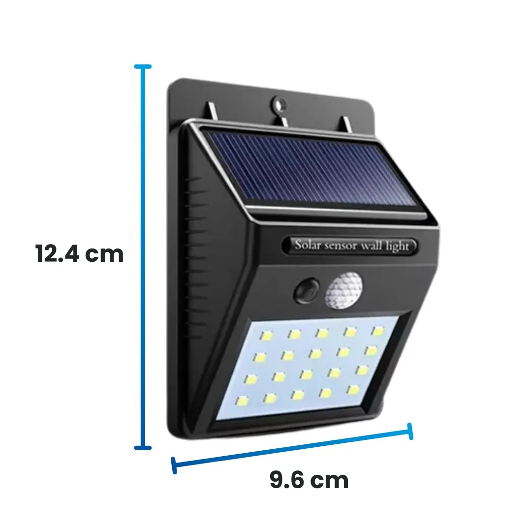 Pack Hogar Seguro NOVALED™ – 2 Reflectores Solares Inteligentes para Exterior
