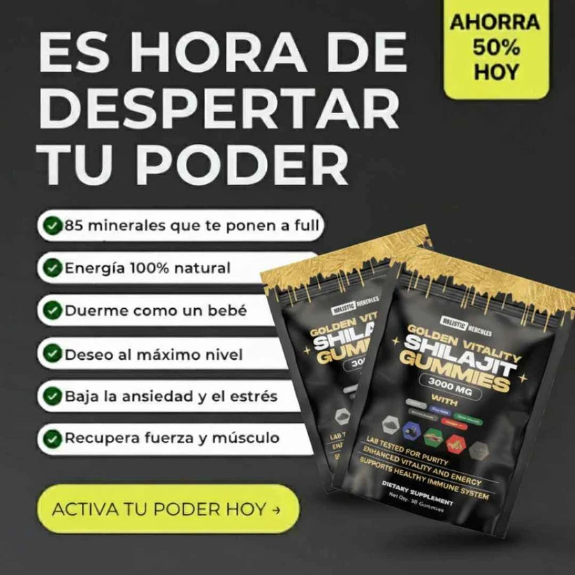 Shilajit Vital Gummies - Energía Ancestral en cada bocado