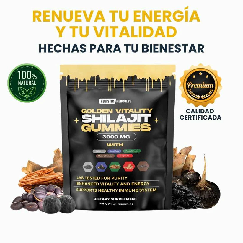 Shilajit Vital Gummies - Energía Ancestral en cada bocado