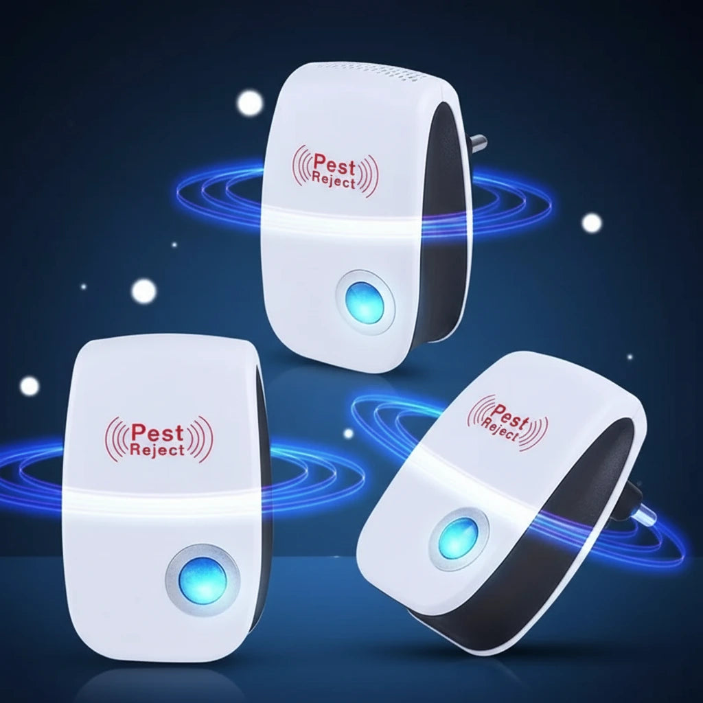 PestReject - Repelente Ultrasónico para Insectos